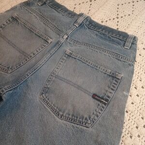 Southpole Jean Shorts Mens 34 Baggy Denim Y2K Jorts Blue Streetwear Distressed